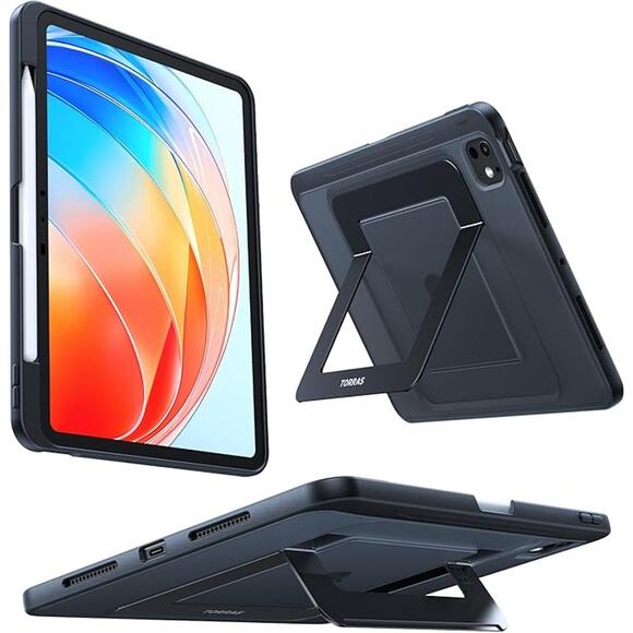 Black Slim Protective Kickstand Cover Case for 2024 iPad Pro 13" Case NEW - Picture 1 of 8